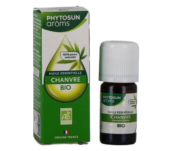 Huile essentielle chanvre Phytosun arôms bio – 5 ml