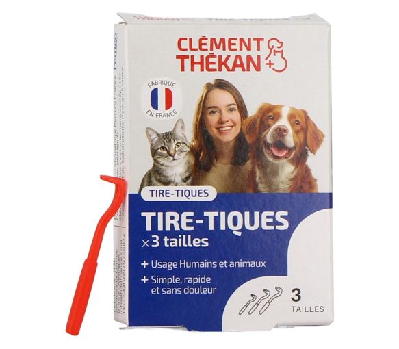 Tire-tic Clément Thékan – lot de 3 tire-tiques réutilisables