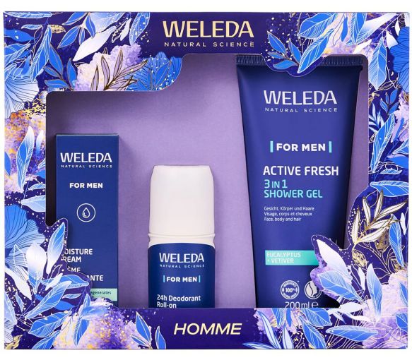 Coffret de Noël Homme Weleda – 3 produits - image 2