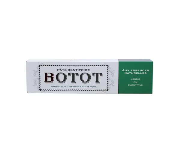 Pâte dentifrice Menthe Pin Eucalyptus Botot - tube de 75 ml