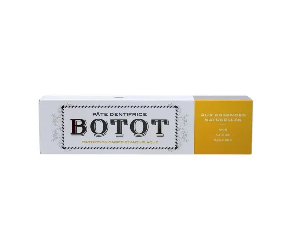 Pâte dentifrice Anis Citrus Réglisse Botot - tube de 75 ml