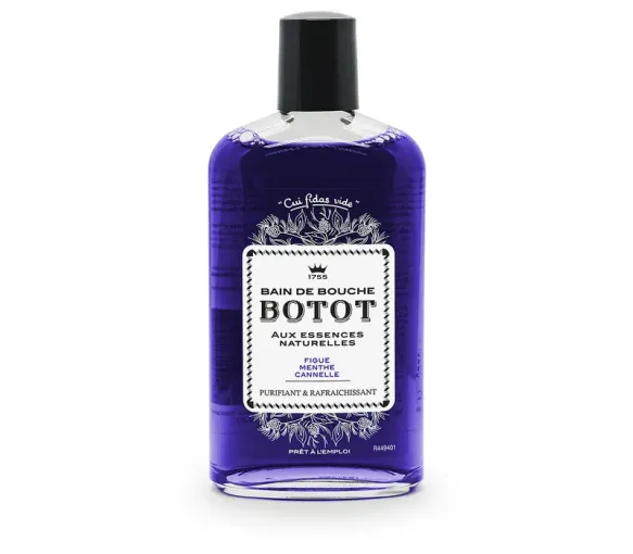 Bain de bouche Figue menthe cannelle Botot - flacon de 250 ml