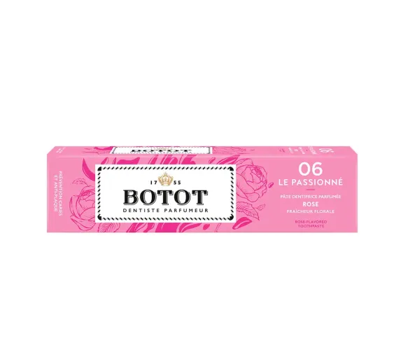 Pâte dentifrice Rose 06 Le Passionné Botot - tube de 75 ml