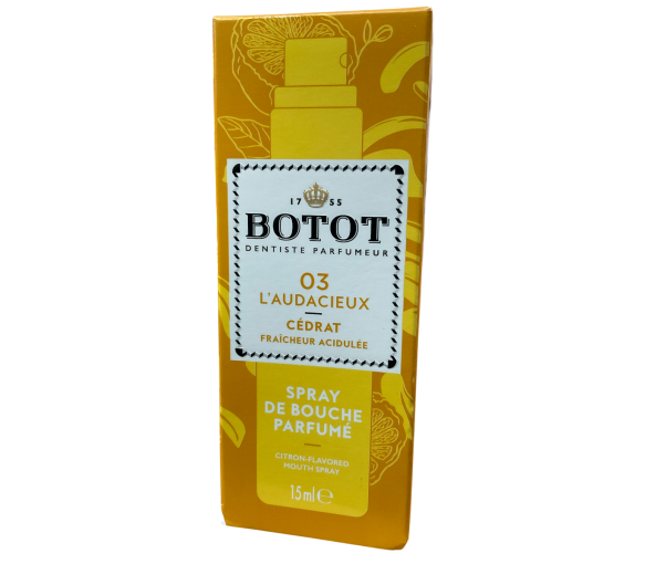 Spray de bouche parfumé Cédrat 03 l'Audacieux Botot - spray de 15ml