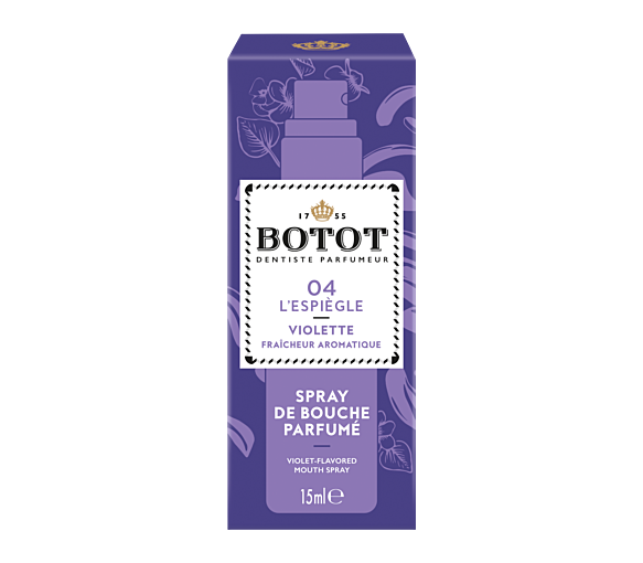 Spray de bouche parfumé Violette 04 l'Espiègle Botot - spray de 15ml
