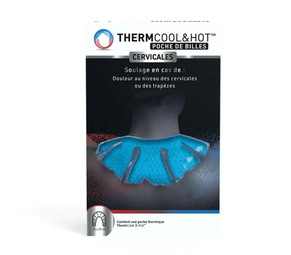 Thermocool&hot poche de billes cervicales Bausch lomb - poche de billes 33x35cm