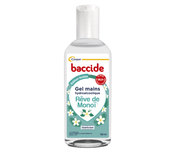 Gel mains hydroalcoolique rêve de monoï Baccide - flacon de 100ml - image 1