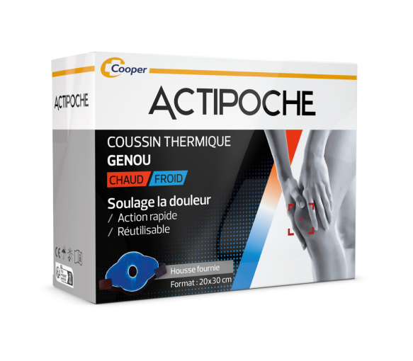 Actipoche Coussin thermique Genou Cooper - boîte de 1 actipoche 20 x 30 cm - image 1