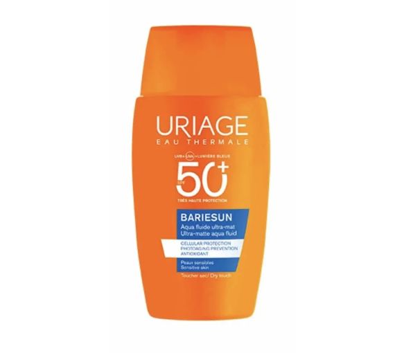 Bariésun Aqua fluide ultra-mat SPF50+ Uriage - tube de 50ml