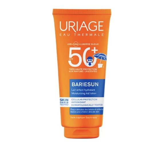 Bariésun lait enfant hydratant SPF50+ Uriage - tube de 100ml