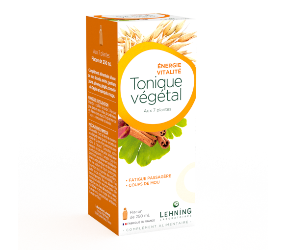 Tonique végétal Lehning - flacon de 250 ml