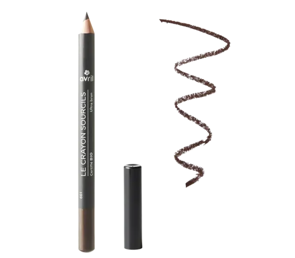 Crayon sourcils bio Avril - crayon de 3g - Ultra brun