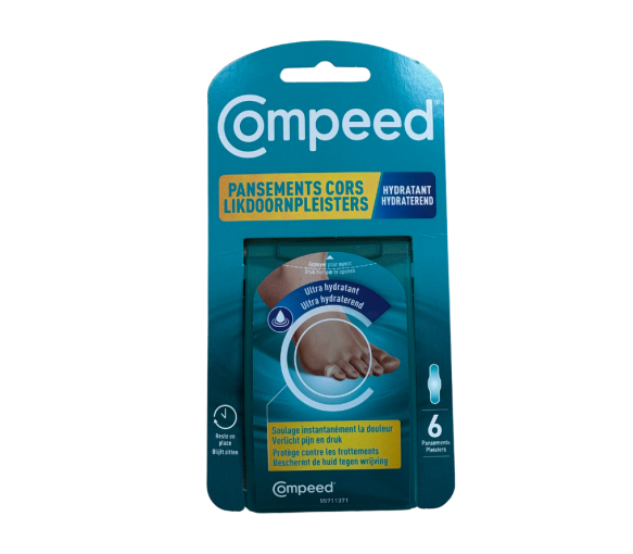 Pansements cors hydratant Compeed - boite de 6 pansements