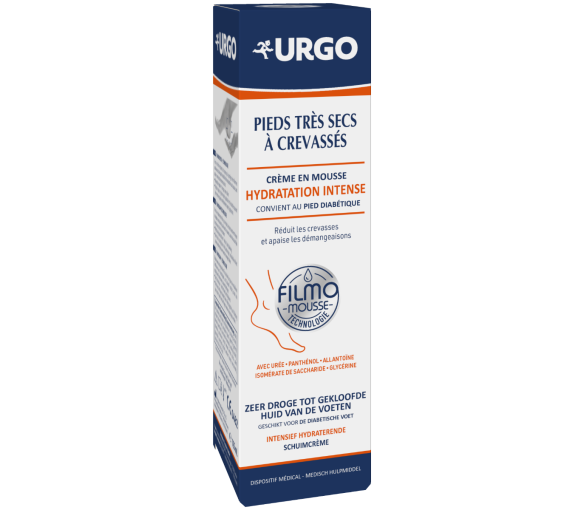 Crème mousse hydratation intense pieds très secs Urgo - flacon de 125ml - image 1