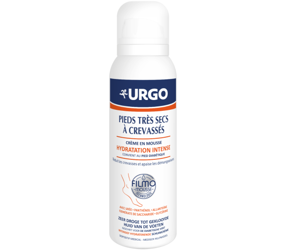 Crème mousse hydratation intense pieds très secs Urgo - flacon de 125ml - image 1