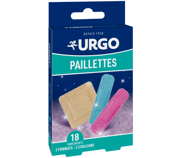 Pansements paillettes Urgo - boîte de 18 pansements - image 1