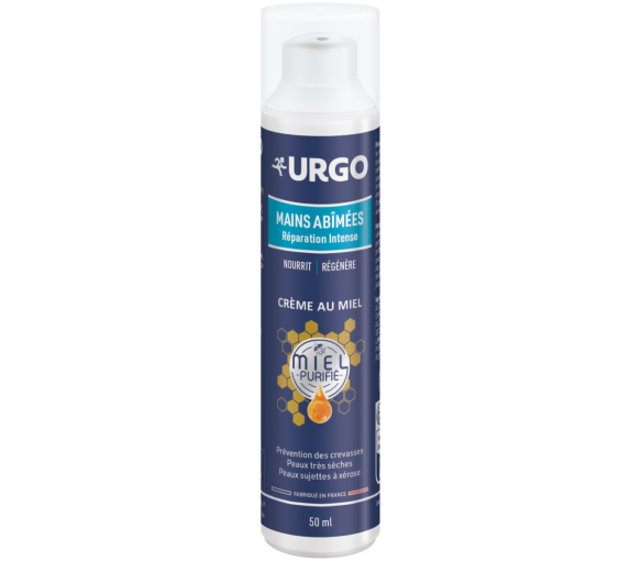 Crème réparation intense mains abîmées Urgo - flacon-pompe de 50ml - image 2