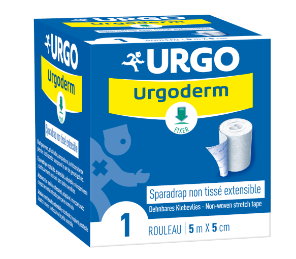 Urgoderm sparadrap extensible non tissé Urgo - rouleau de 5mx5cm - image 1
