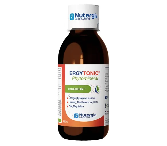 Ergytonic phytominéral dynamisant Nutergia - flacon de 250ml