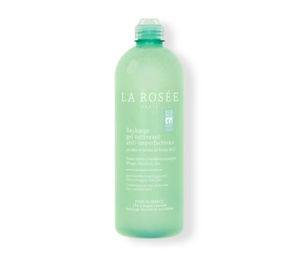 Recharge gel nettoyant anti-imperfections La Rosée - flacon de 400ml - image 1