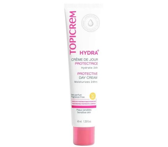 Hydra+ crème de jour protectrice SPF50 Topicrem - tube de 40ml