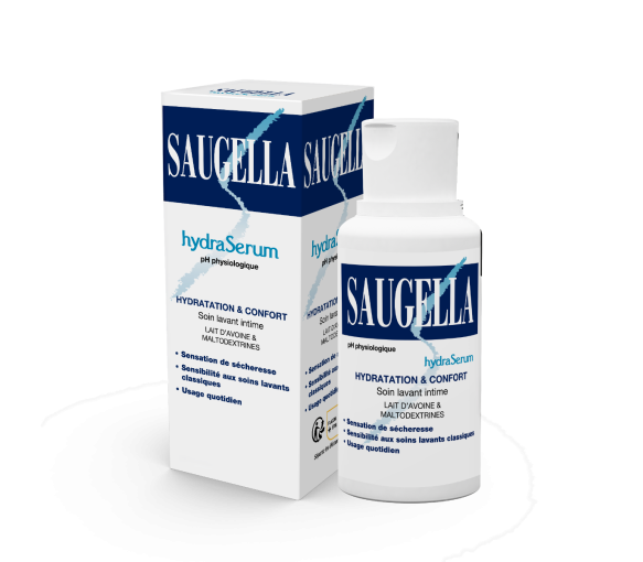 HydraSerum pH physiologique Soin lavant intime Saugella - flacon de 200 ml - image 1
