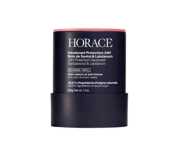 Recharge déodorant protection 24h bois santal et labdanum Horace – 50g - image 1