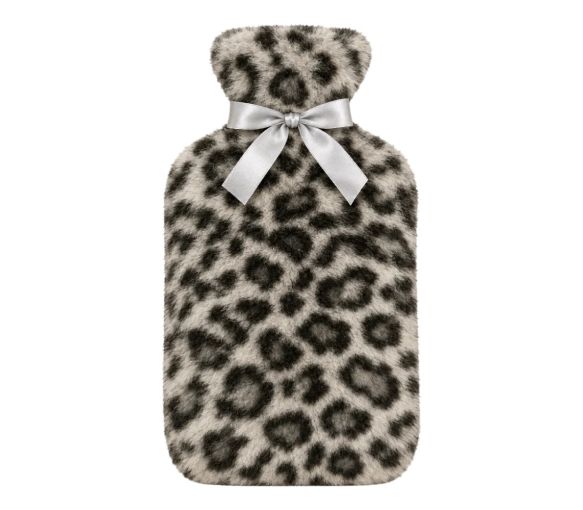 Bouillotte à eau et sa housse léopard gris Calindoo – 2 L - image 1