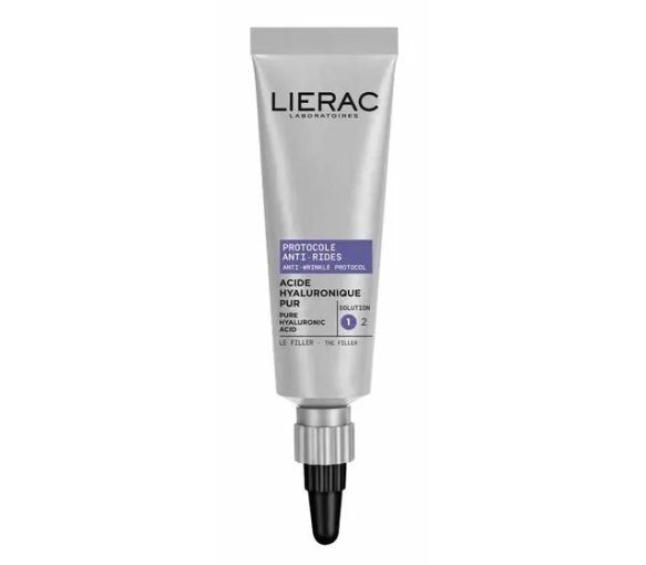 Protocole anti-rides acide hyaluronique pur Filler Lierac - tube de 15ml