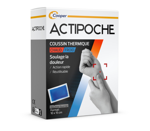 Actipoche coussin thermique chaud/froid Cooper - coussin de 10x15cm - image 1