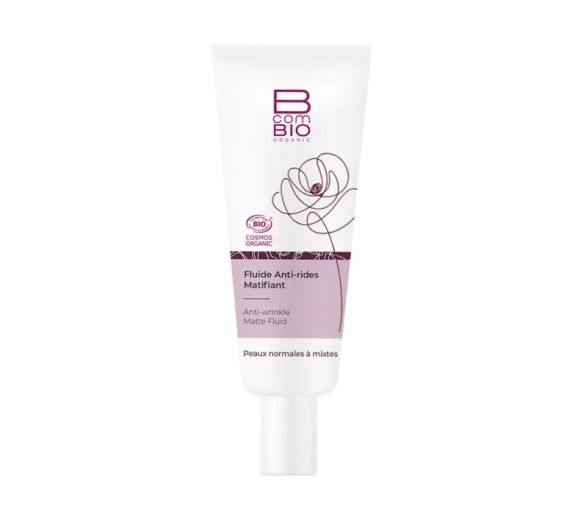 Fluide anti-rides matifiant BcomBIO - tube de 50ml