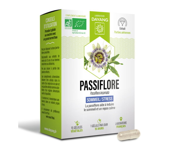 Passiflore sommeil et stress BIO Dayang - image 1