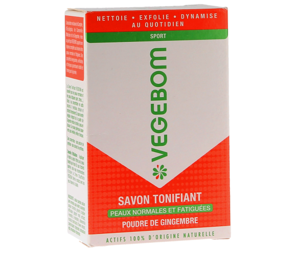 Savon tonifiant Vegebom - pain de 100g - image 1