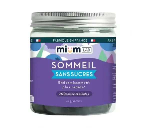 Sommeil gummies sans sucres Mium Lab - pot de 42 gummies - image 1