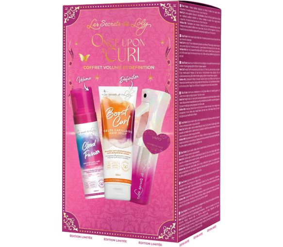 Coffret Once Upon a Curl volume et définition Les Secrets de Loly - 3 produits dont 1 offert - image 1