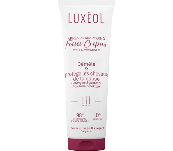 Après-shampooing frisés crépus Luxéol - tube de 250ml