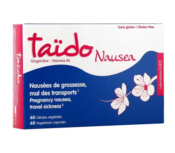 Nausées de grossesse Taido Nausea - boîte de 60 gélules