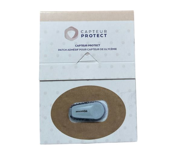 Patch adhésif Capteur Protect Dexcome - boîte de 6 patchs