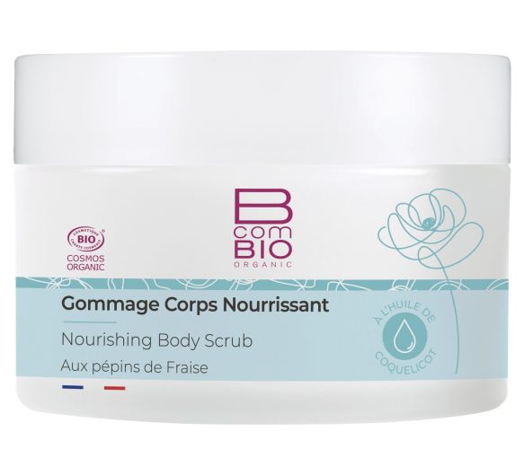 Gommage corps nourrissant bio BcomBIO - pot de 150 ml - image 1