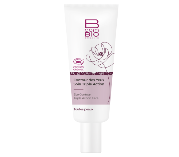 Contour des yeux soin triple action BcomBIO - tube de 20 ml