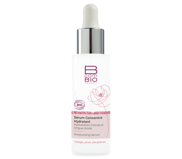 Sérum concentré hydratant visage et yeux BcomBIO - flacon de 30 ml - image 1