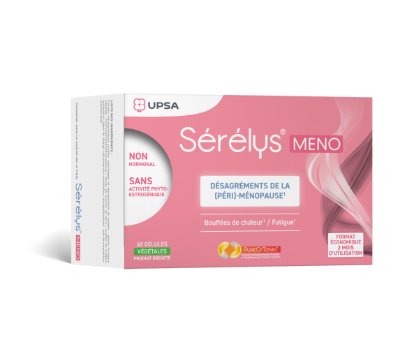 Sérélys Méno Désagréments de la (péri)-ménopause Sérélys - boîte de 60 gélules