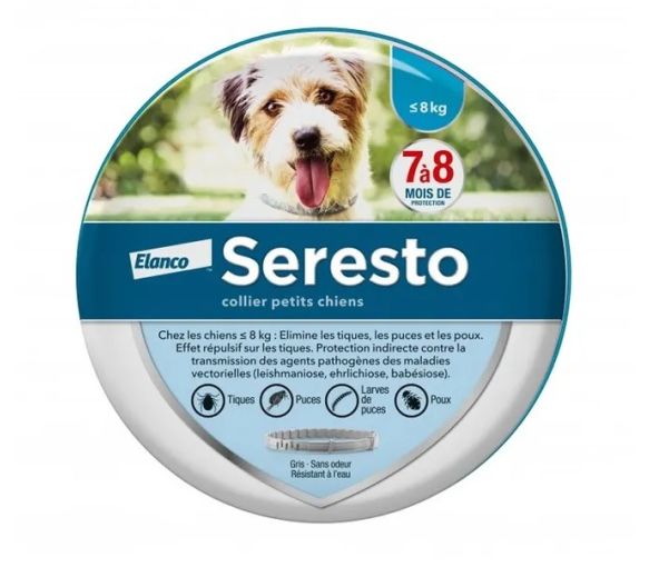 Seresto collier antiparasitaire petits chiens Elanco - 1 collier - image 1