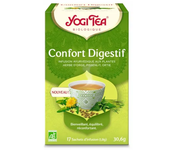 Confort digestif BIO Yogi Tea - boite de 17 sachets