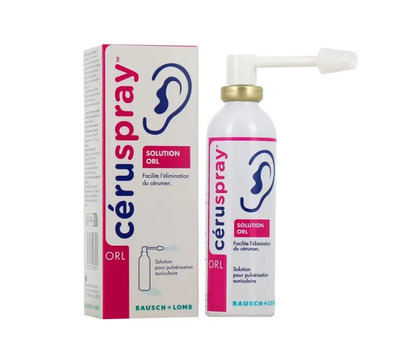 Céruspray solution pour pulvérisation auriculaire Bausch&Lomb- spray de 50ml