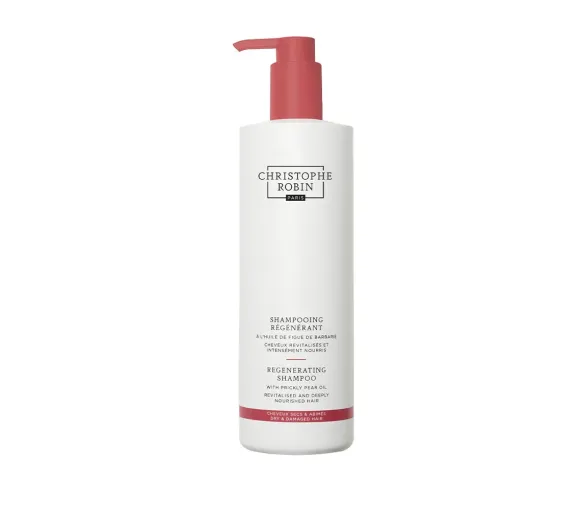 Shampooing régénérant à la figue de barbarie Christophe Robin - flacon-pompe de 500ml