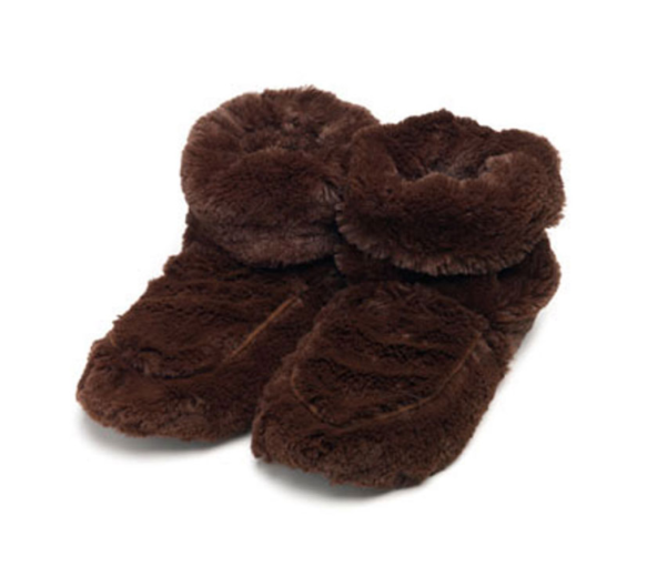 Warmies boots bouillottes grain de millet micro-ondable Soframar - 1 paire de chaussons