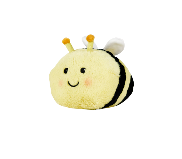 Cozy peluche bouillotte Warmies Abeille Juniors Soframar - 1 bouillotte de 20 cm - image 1