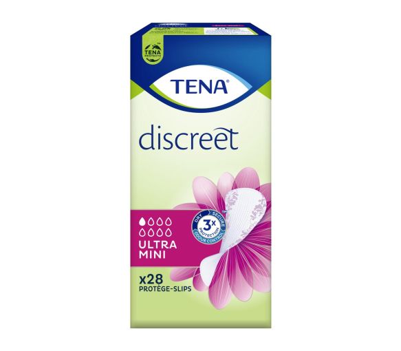 Protège-slips Lady ultra mini Discreet Tena - boîte de 28 protège-slips - image 1