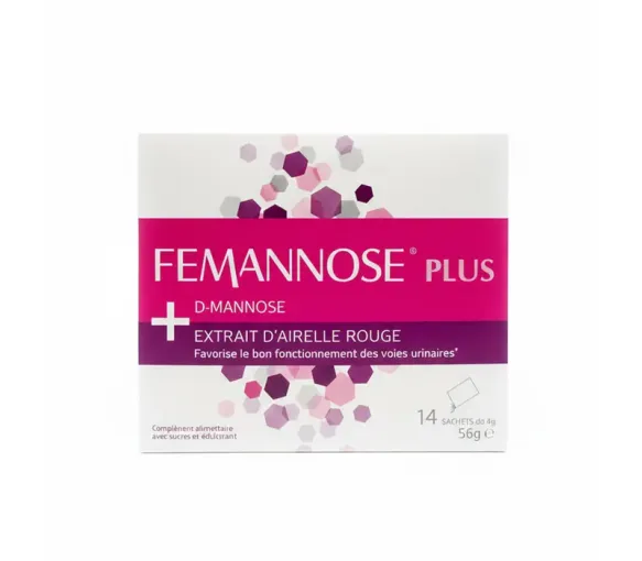 Femannose Plus confort urinaire Melisana Pharma - boite de 14 sachets de 4g